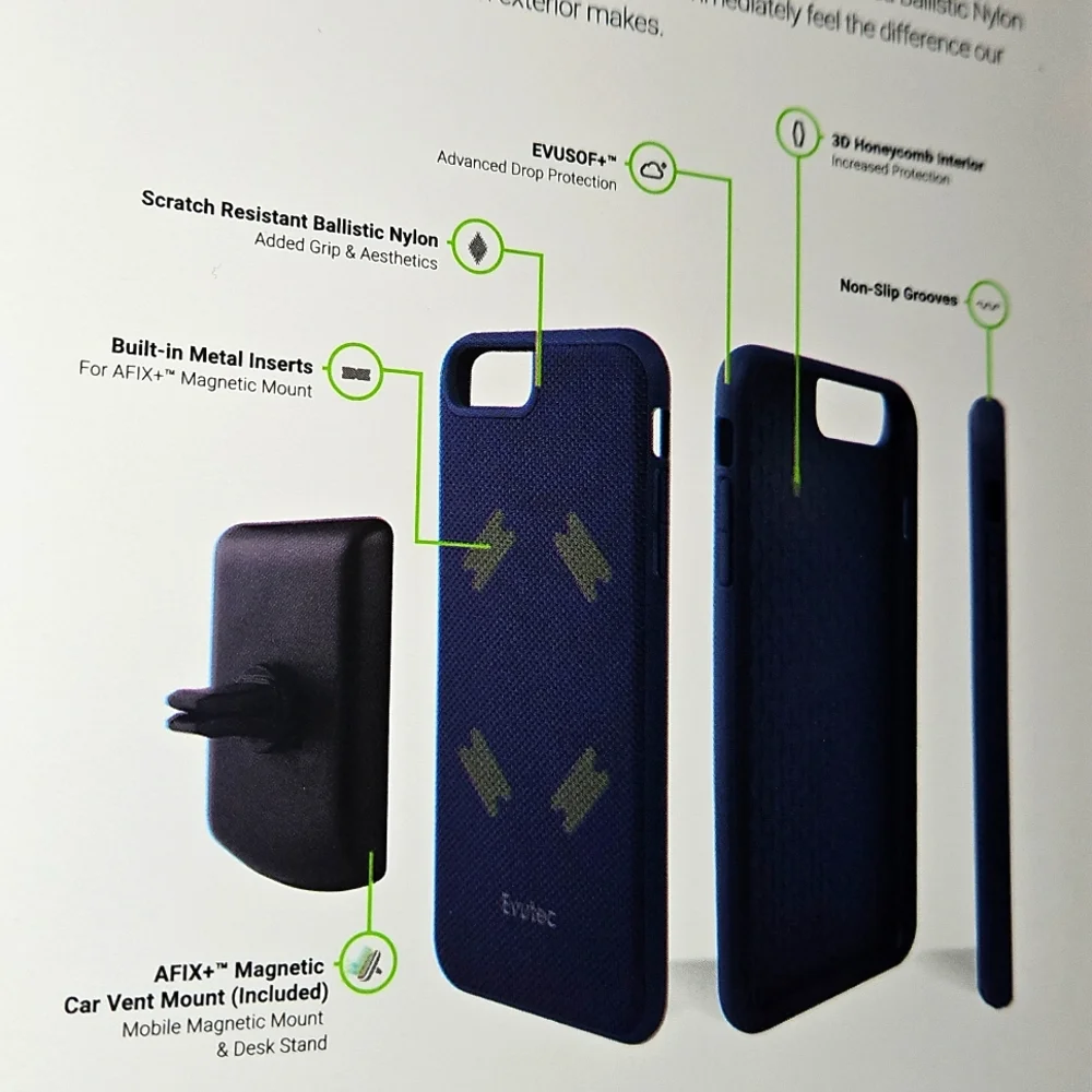 iPhone 8+ 7+ 6+ NIB Phone case